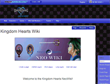 Tablet Screenshot of kingdomhearts.neoseeker.com