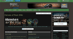 Desktop Screenshot of heroesofruin.neoseeker.com
