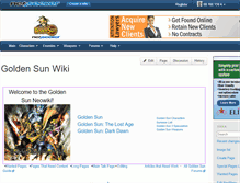 Tablet Screenshot of goldensun.neoseeker.com