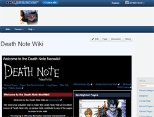 Tablet Screenshot of deathnote.neoseeker.com