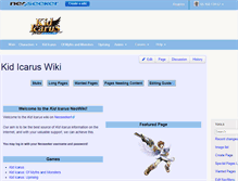 Tablet Screenshot of kidicarus.neoseeker.com