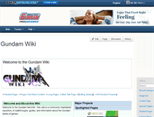 Tablet Screenshot of gundam.neoseeker.com