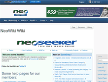 Tablet Screenshot of neowiki.neoseeker.com